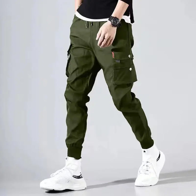 2025 New men work pants, tactical pants, workwear, multi pocket casual training pants, jogging and hiking casual pants