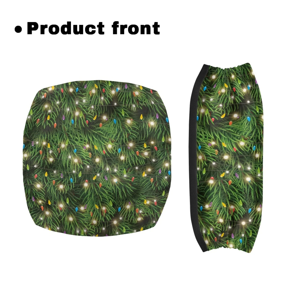 Coloranimal Pine Branch Lights 2PCS Rollator Walker Cover Polyester Seat & Back Covers for Friends