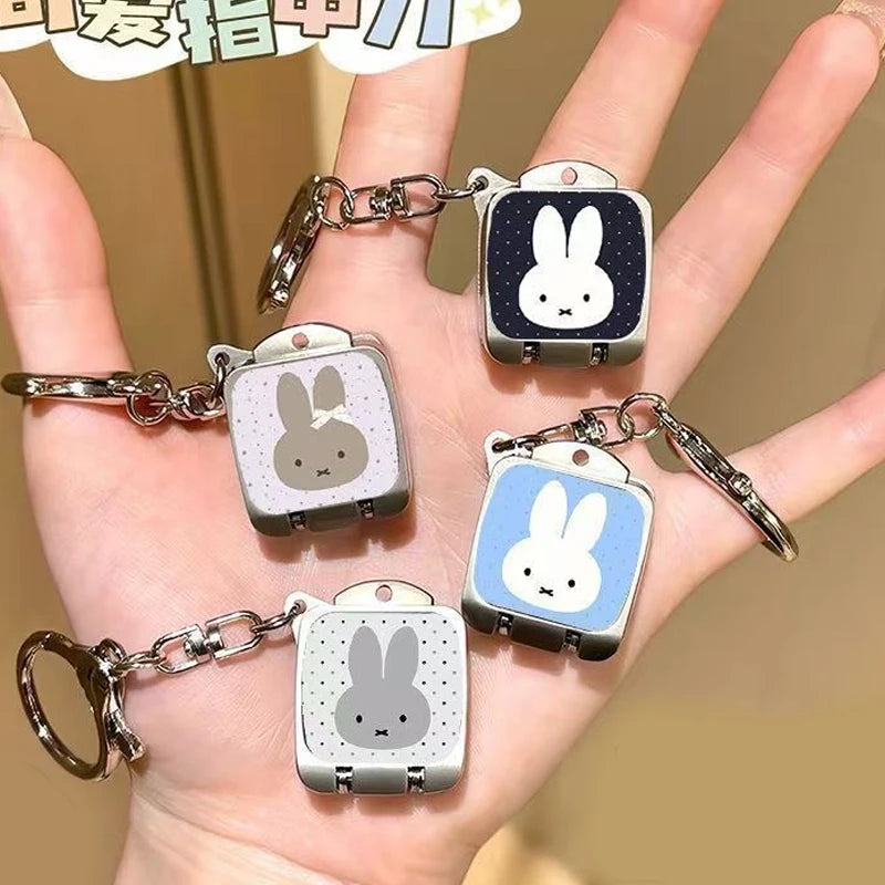 Miffy Rabbit Folding Mini Ultra Small Miffy Kawaii Nail Clipper Portable Nail Clipper Anti Pinch Nail Clipper Birthday Gifts