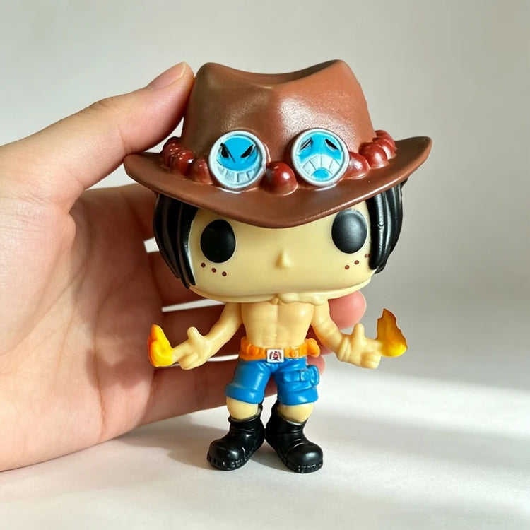 One‑Piece Anime Vinyl Figure Doll Cute Pirate Character Collectible Figurine Desktop Ornament Gift For Manga Fans Youth Decor