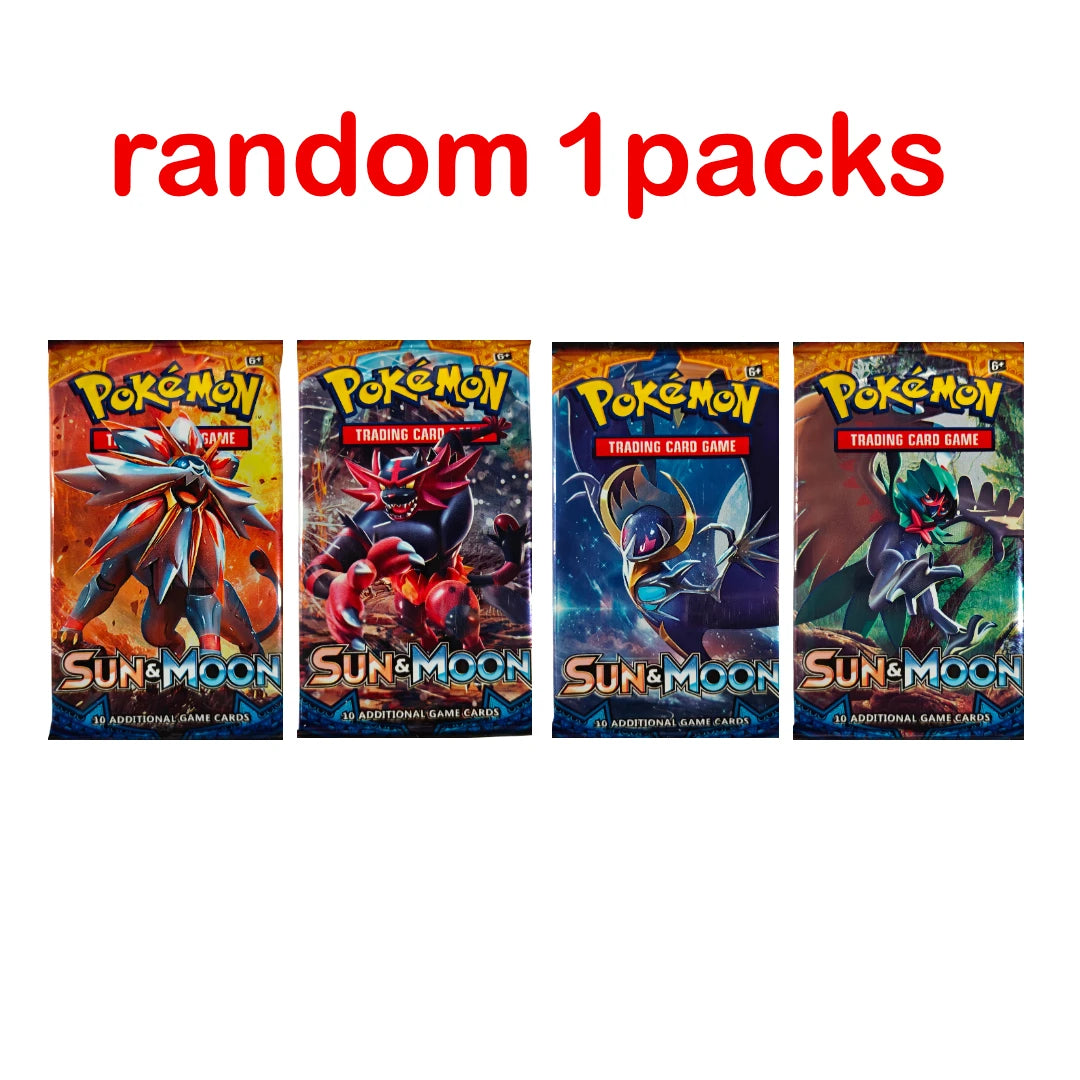 Pok é mon TCG Sun & Moon Booster Box Sealed Trading Card Lunala Solgaleo Incineroar Decidueye Anime Collectible Collection Gift