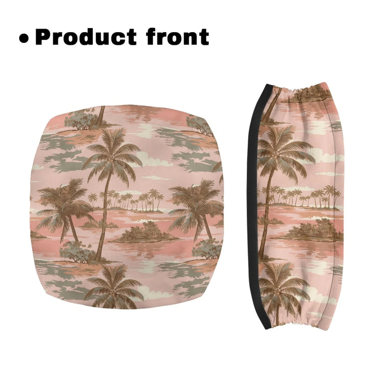 Coloranimal Palm Tree Set of 2 Walker Seat Cover for Seniors Adult Walker Seat Cushion Cover New Design