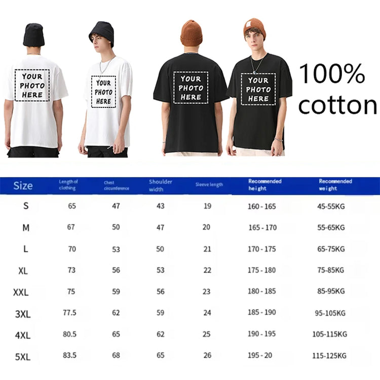 Custom-made men's T-shirts are suitable for team gatherings, gyms, and sports cotton round-neck short-sleeved shirts