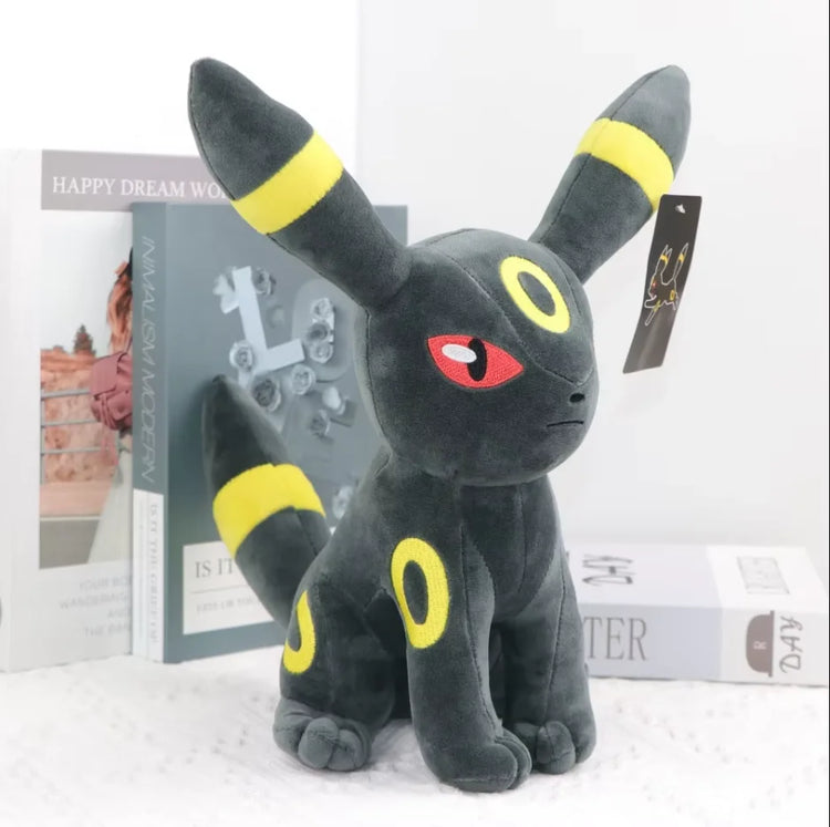 10“ Cartoon Pokemon Soft Plush Dolls Cute Anime Stuffed Toys Pikachu Gengar Espeon Glaceon Umbreon Lovely Gift