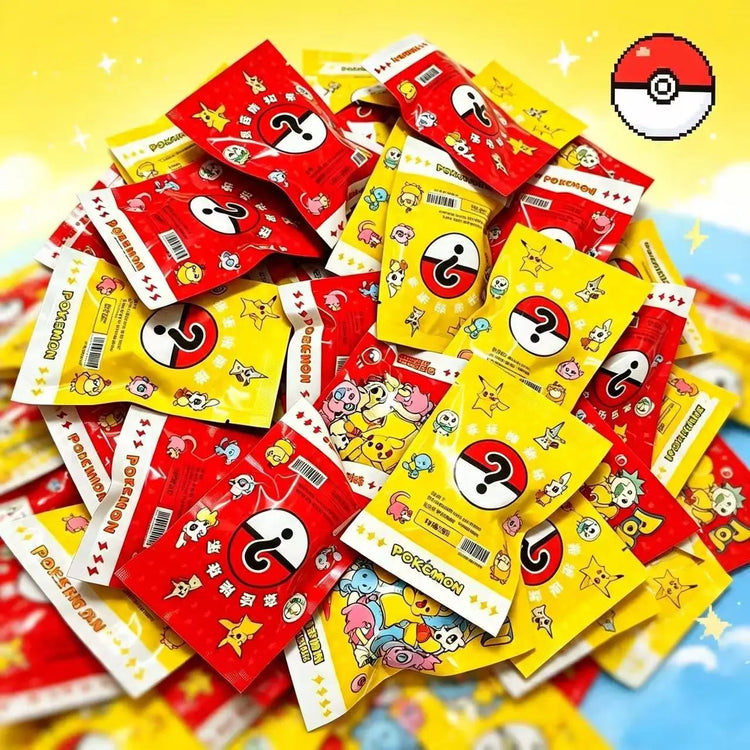 16Pcs Cute Cartoon Anime Eraser Blind Bag, Random Mini Pocket Desktop Decoration, Collectible Campus Supply Gift