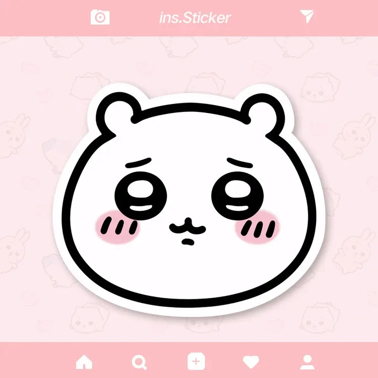 Cute Cartoon jiyi Usagi Hachiware Special-Shaped Leather Mouse Pad Game Rubber Pad Desk Mat Office Supplies Children Gift