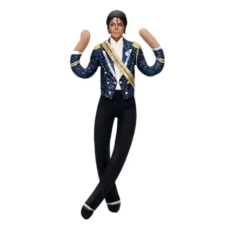 Hot Sale Michael Jackson Cosplay Prop Doll Plush Stuffed Figure Dolls Room Decoration Abstract Joint Mobility Props Gift