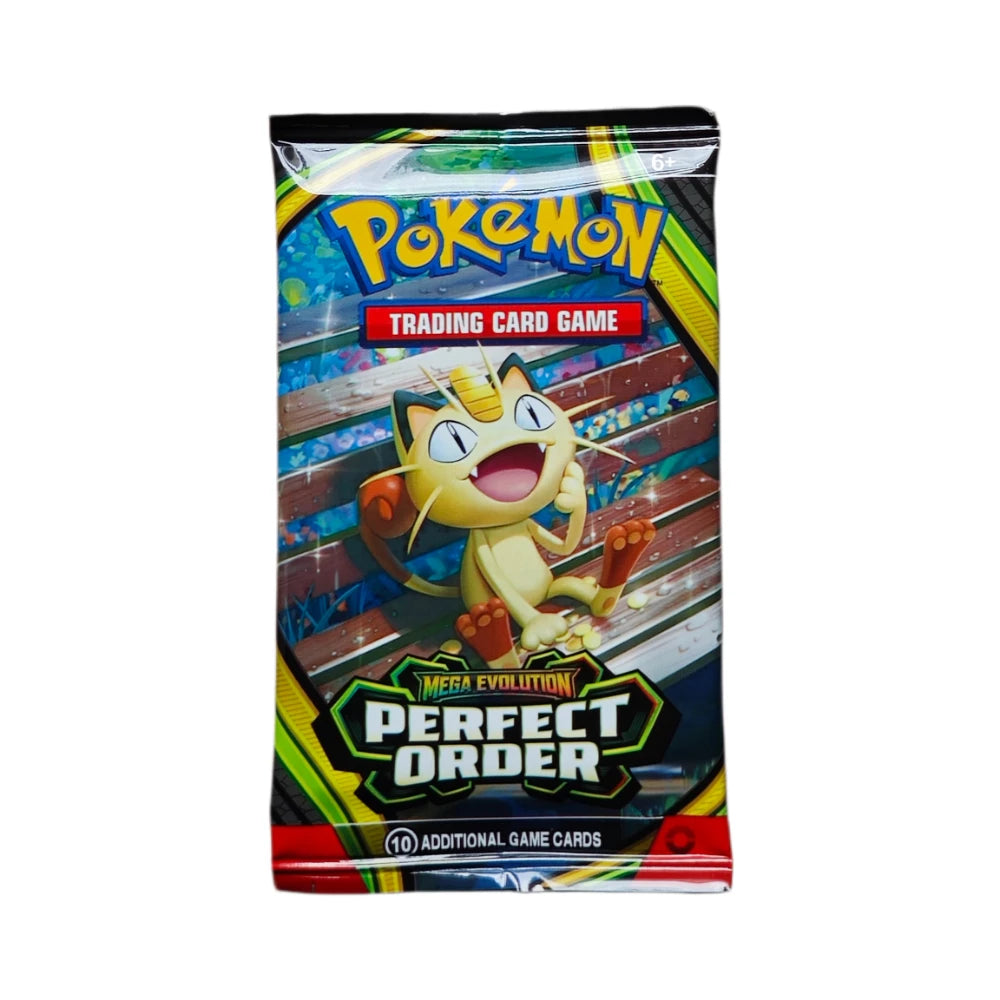 Pokémon Mega Evolution Perfect Order Series Booster Box Bundle Rare Holo Trading Cards Collectible Set for TCG Players