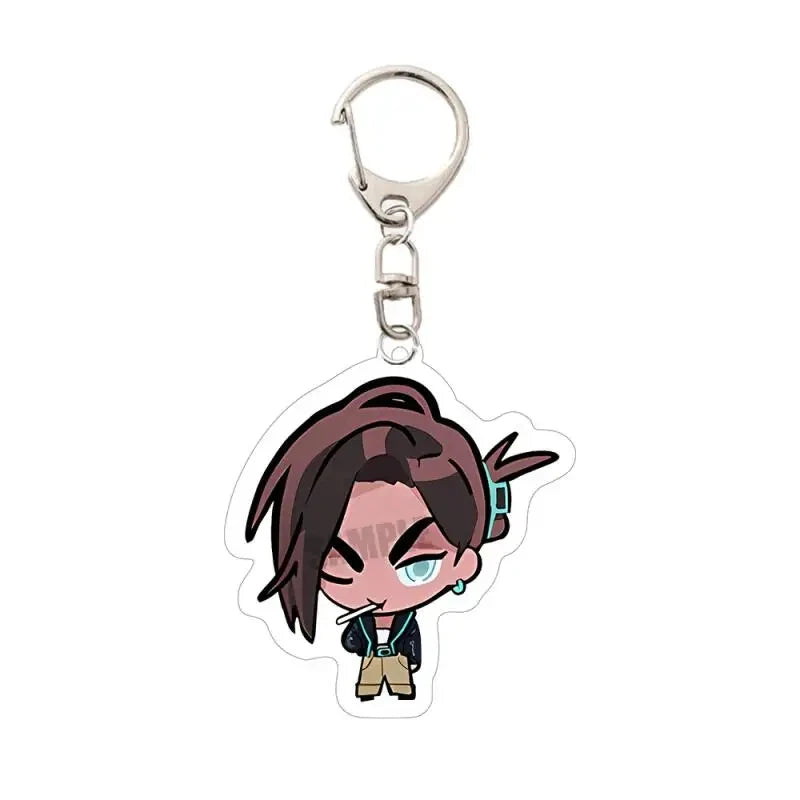 Alien Stage Acrylic Keychain Luka Mizi Hyuna Ivan Sua Till Anime Game Cartoon Plush Schoolbag Bag Cute Exquisite Gift Pendant