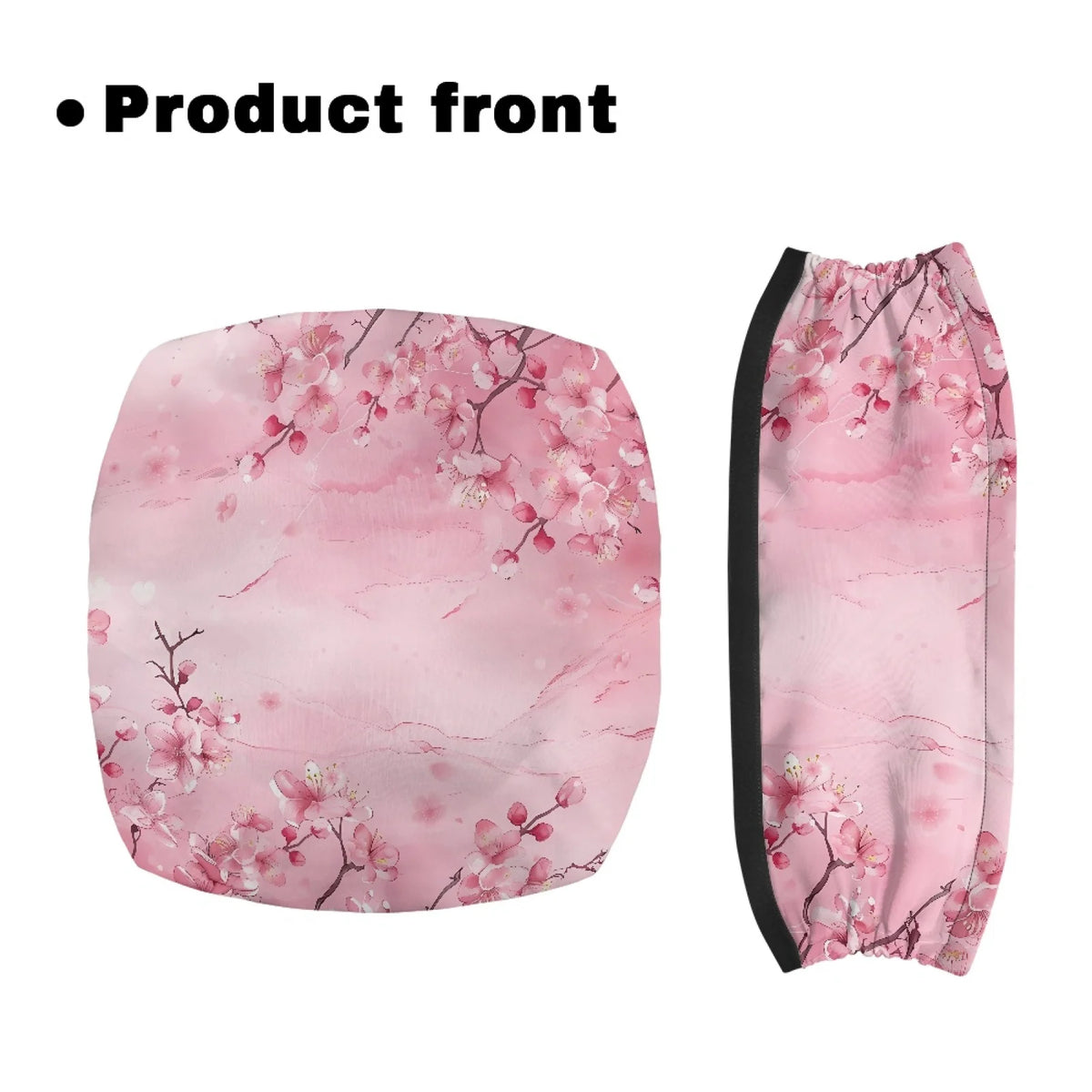 Coloranimal Adjustable Waterproof 2 Pcs Walker Seat Cover for Womens for Streets Cherry Blossom