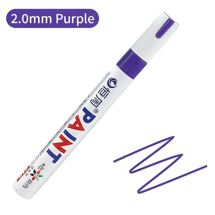 Permanent Paint Pen Quick-Drying Marker Multi-Surface Paint Pens For Shoe Repair Color Handmade Stationery Pen Supplies