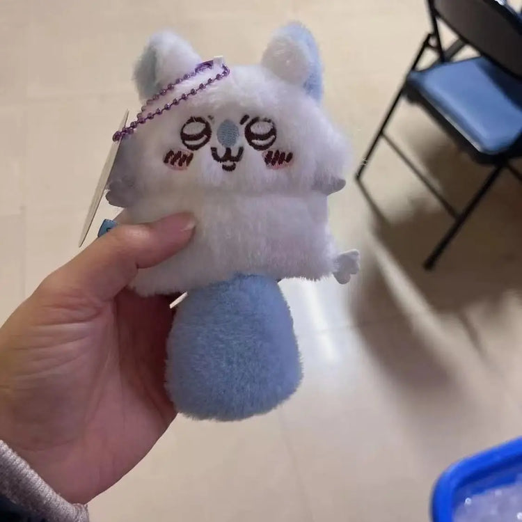 Anime Chikawass Cartoon Character Flying Squirrel Plush Keychain Doll School Bag Kawaii Bag Accessories Cute Plush Toy Girl Gift