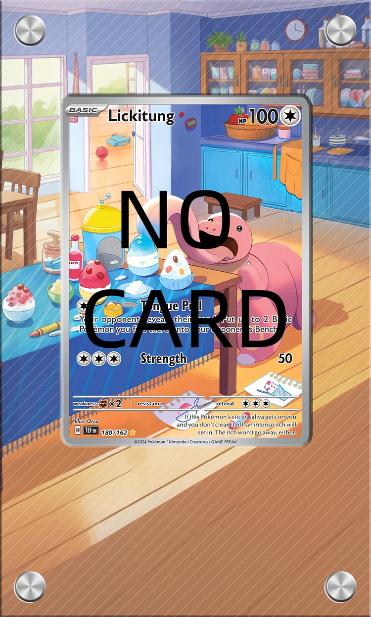 High-definition Transparent PTCG Anime Card Acrylic Screw Frame Collectible Display Protection Box Card Not Included