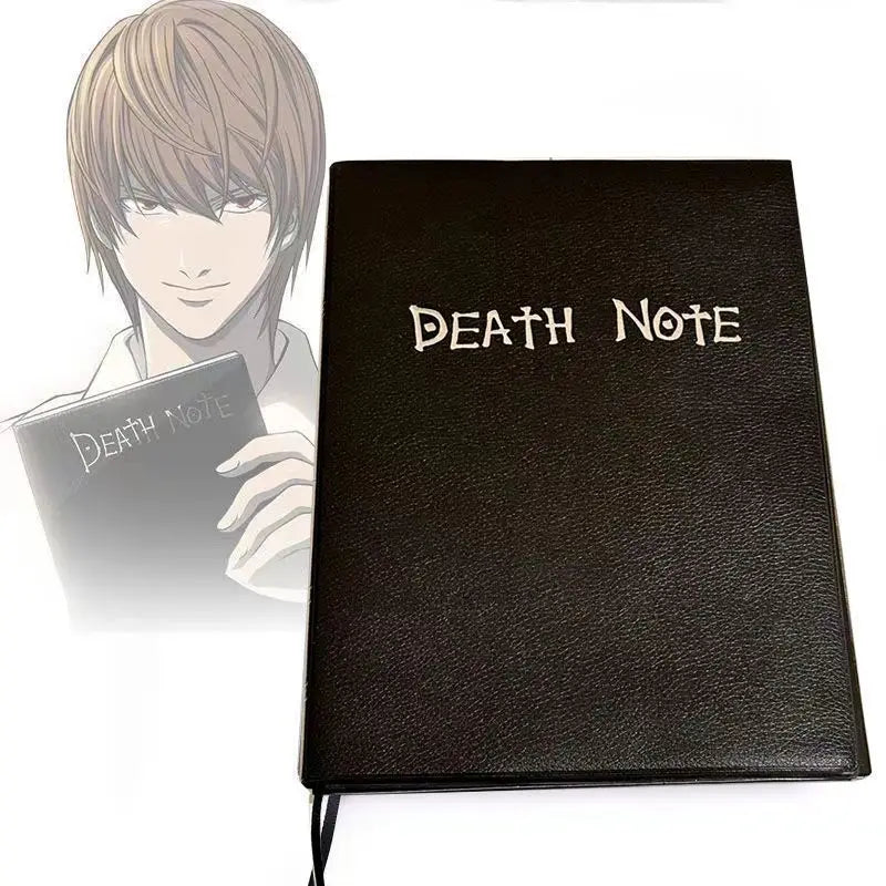 Death Note Anime Notebook, Light Yagami Character Prop Book, Collector's Item for Fans, Manga Replica Diary