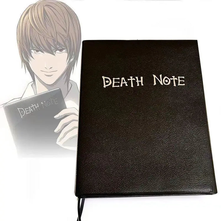 Death Note Anime Notebook, Light Yagami Character Prop Book, Collector's Item for Fans, Manga Replica Diary