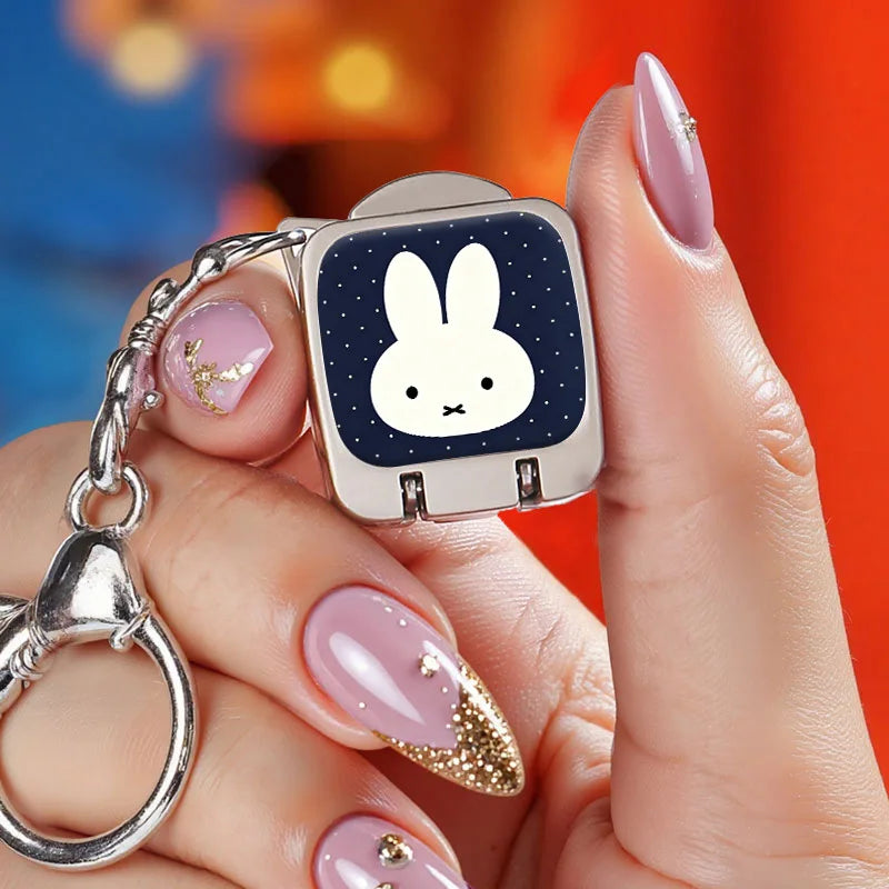 Miffy Rabbit Folding Mini Ultra Small Miffy Kawaii Nail Clipper Portable Nail Clipper Anti Pinch Nail Clipper Birthday Gifts