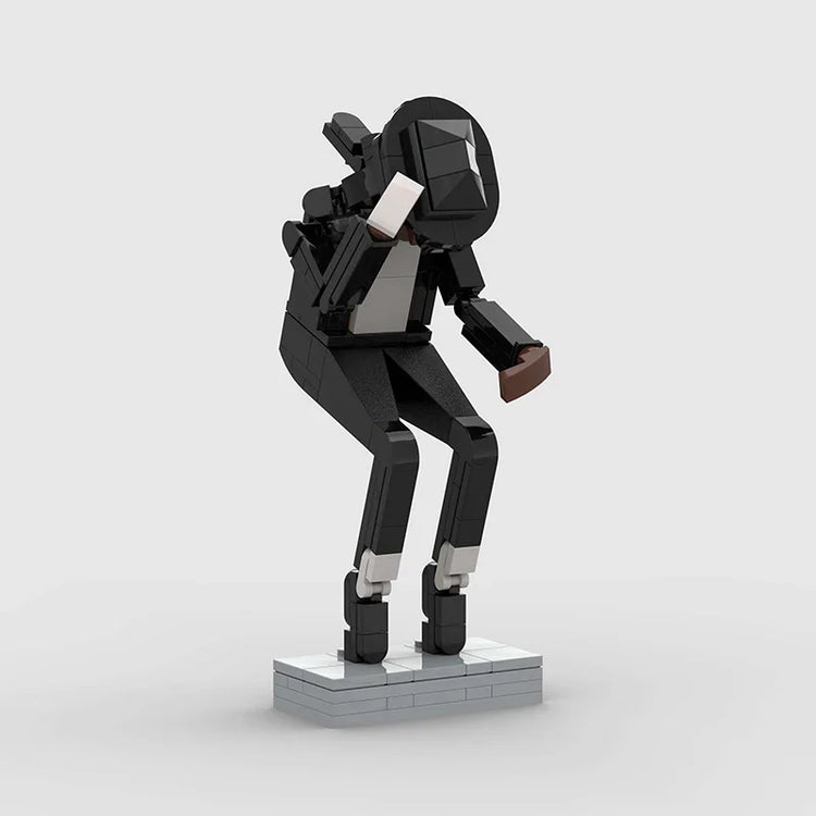 MOC Michael Jackson Building Blocks Set King of Pop Figure Model Space Walk Pose Bricks Kit DIY Construction Toys for Adults Fan