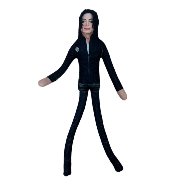 1-6pcs Style  Michael Jackson Cosplay Prop Doll Plush Stuffed Figure Dolls Room Decoration Abstract Joint Mobility Props Gift