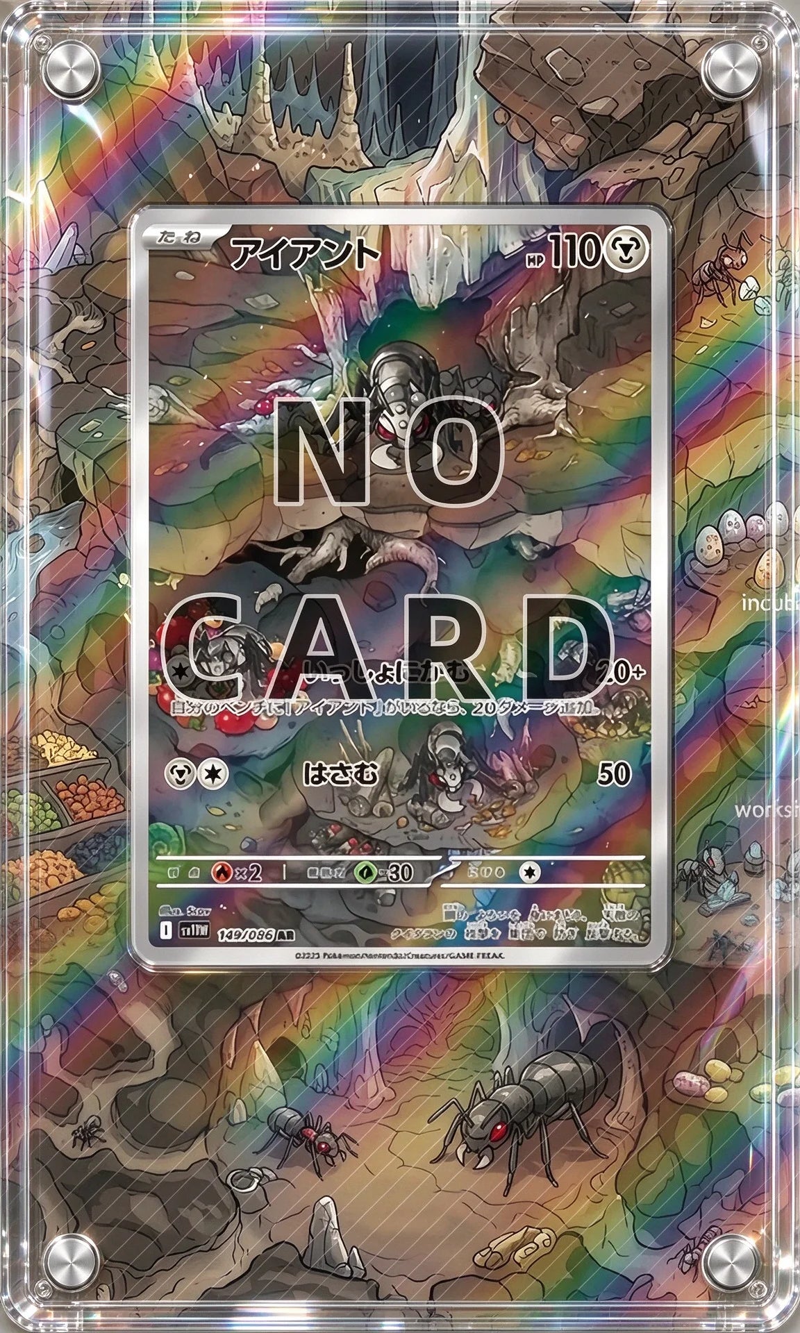 Extended Acrylic Card Block High-transparency Collectible Card Scratch-resistant Desktop Display TCG Card Not Included