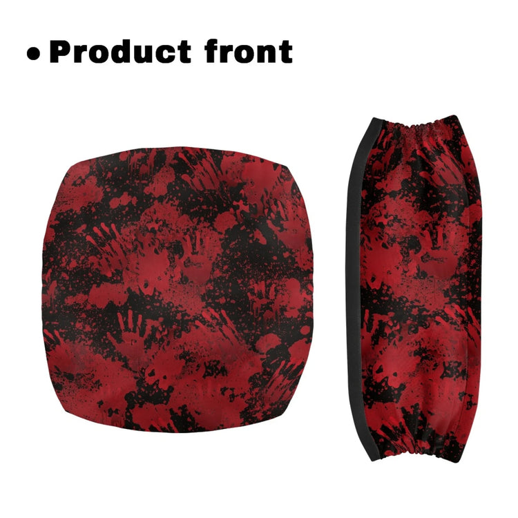 Coloranimal Bloodstain 2PCS Seat Back Covers Rollator Seat Back Cover for Senior Ladies Outdoor Park