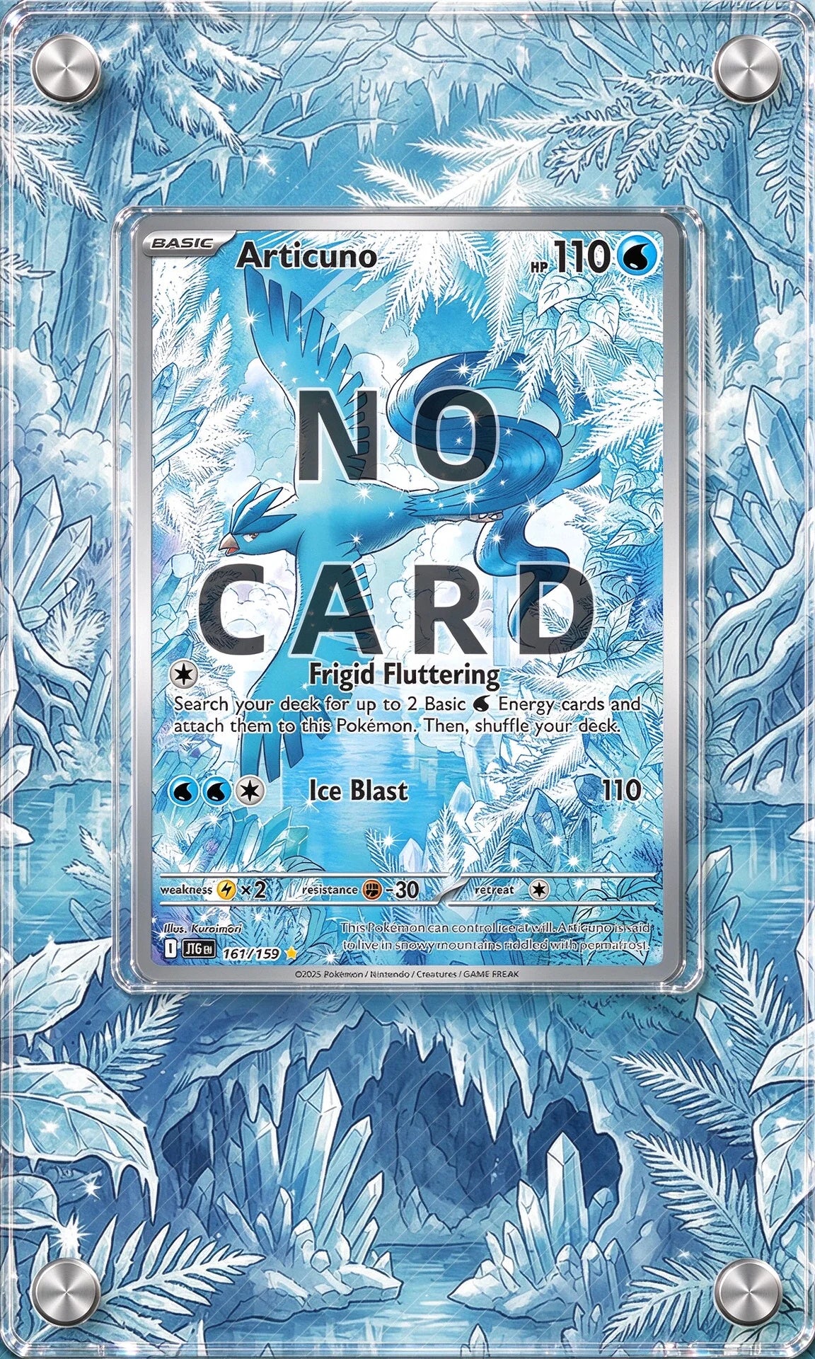 High-definition Acrylic Card Brick TCG Collection Protective Storage Rack Anime Display Frame Desk Decoration Cards Not Included