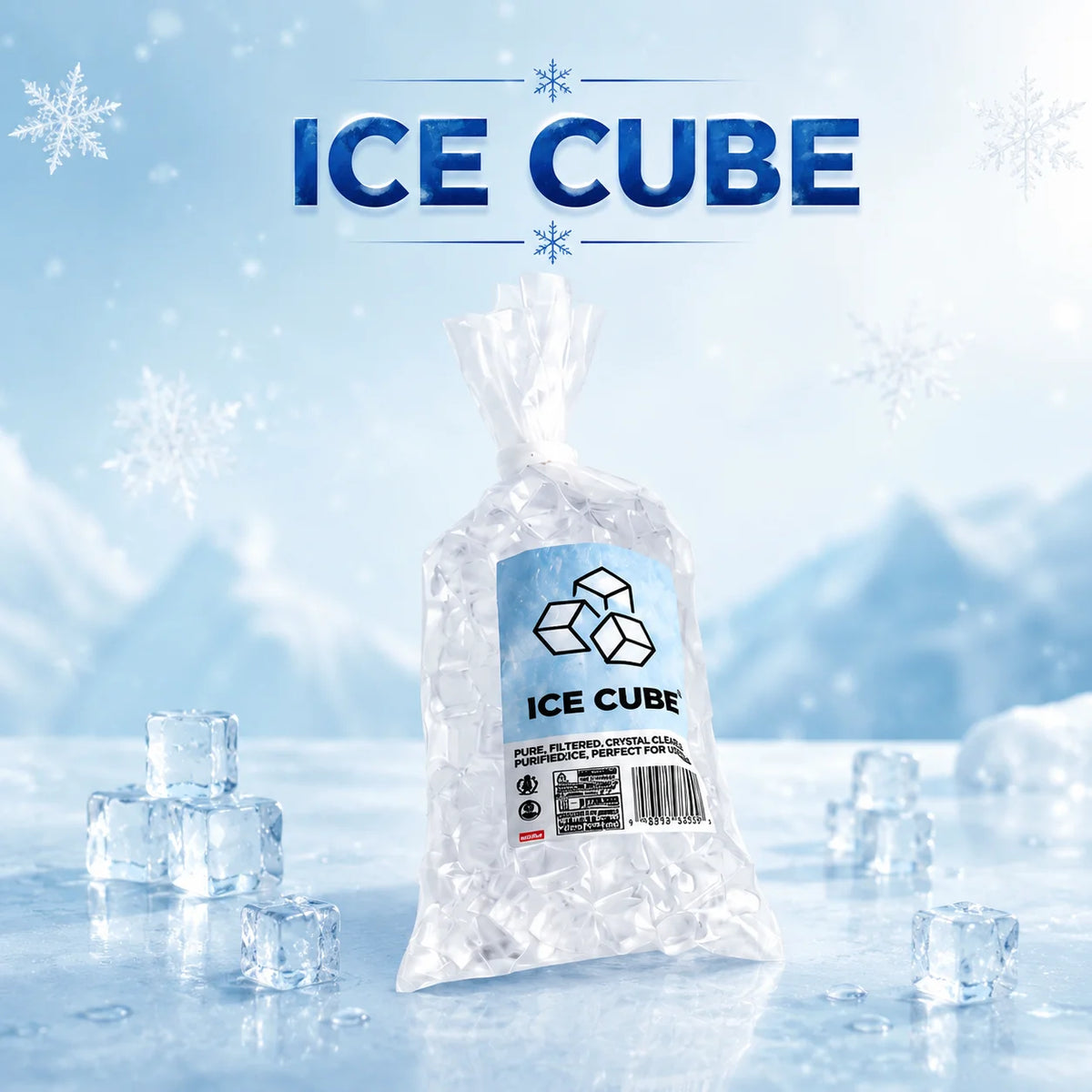 Original Mini Brand Fill The Fridge Luxury Hidd Mini Miniature Toy Ice Cubes Bag Fresh Eggs Carton Mini Kitchen Toy