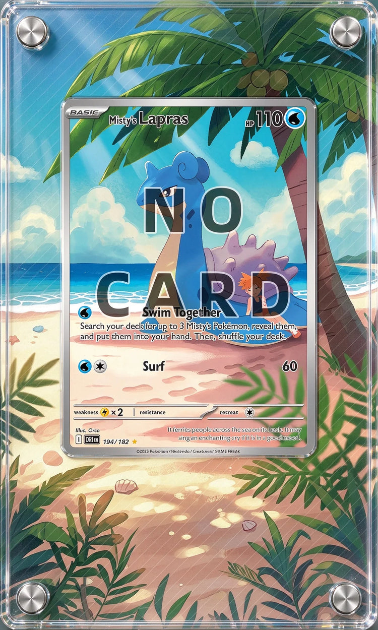 High-definition Acrylic Card Brick TCG Collection Protective Storage Rack Anime Display Frame Desk Decoration Cards Not Included