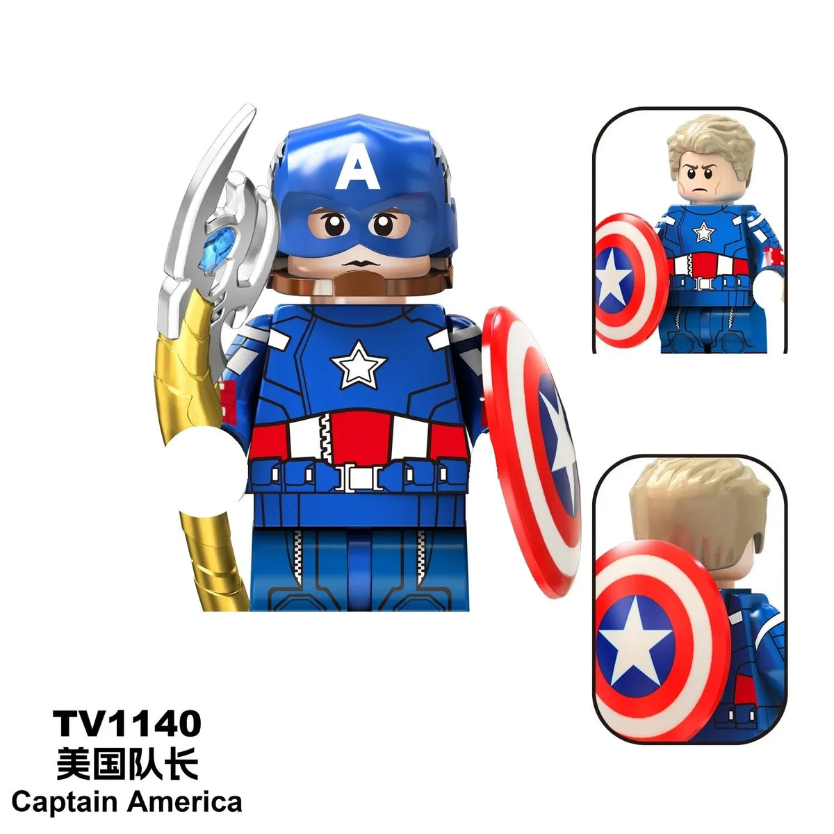 Blind Box Mini Building Blocks G0190 Figures Big Goblin Spiderman Iron Man Venom Captain Hawk Deadpool Armor Christmas Gift Toy