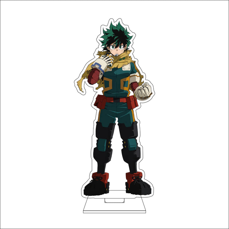 16CM Anime My Hero Academia‌ Cosplay Acrylic Figure Stand OCHACO URARAKA Todoroki Shoto Midoriya Izuku Ornaments Gift
