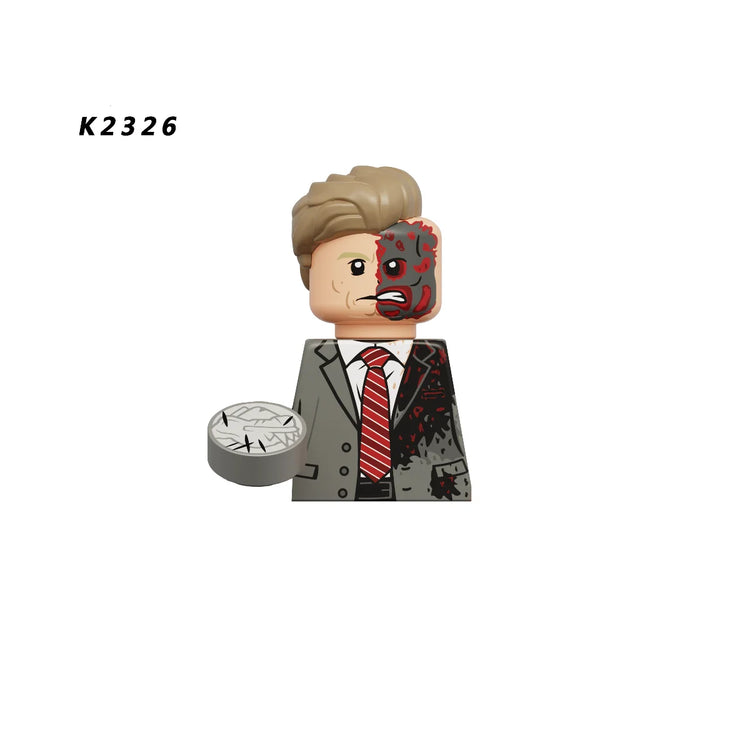 Blind Box Mini Building Blocks KDL851 Figures Big Goblin Spiderman Iron Man Venom Captain Hawk Deadpool Armor Christmas Gift Toy
