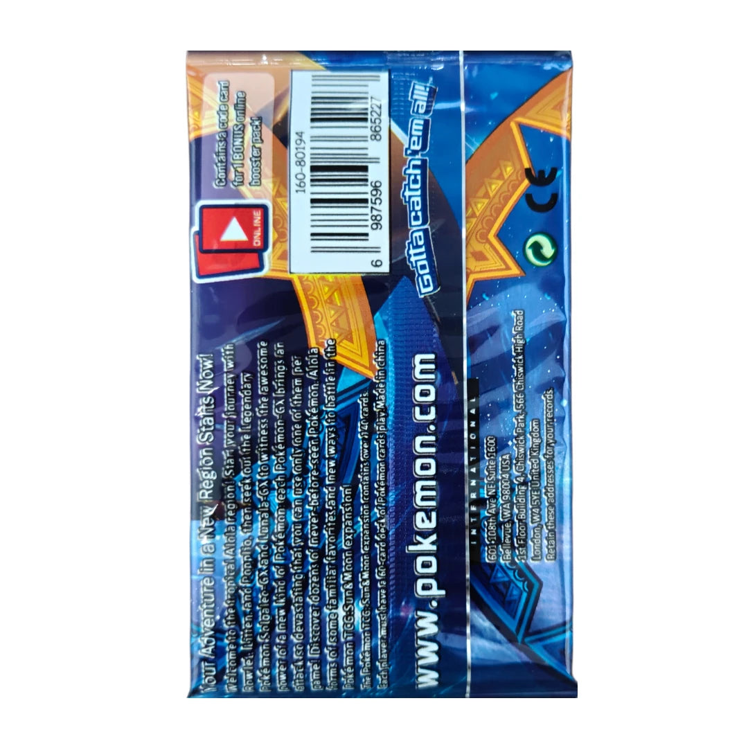 Pok é mon TCG Sun & Moon Booster Box Sealed Trading Card Lunala Solgaleo Incineroar Decidueye Anime Collectible Collection Gift