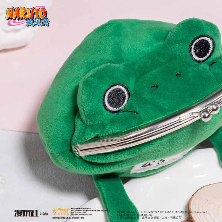 Naruto Green Frog China Official Authorization Cosplay Coin Purse Wallet