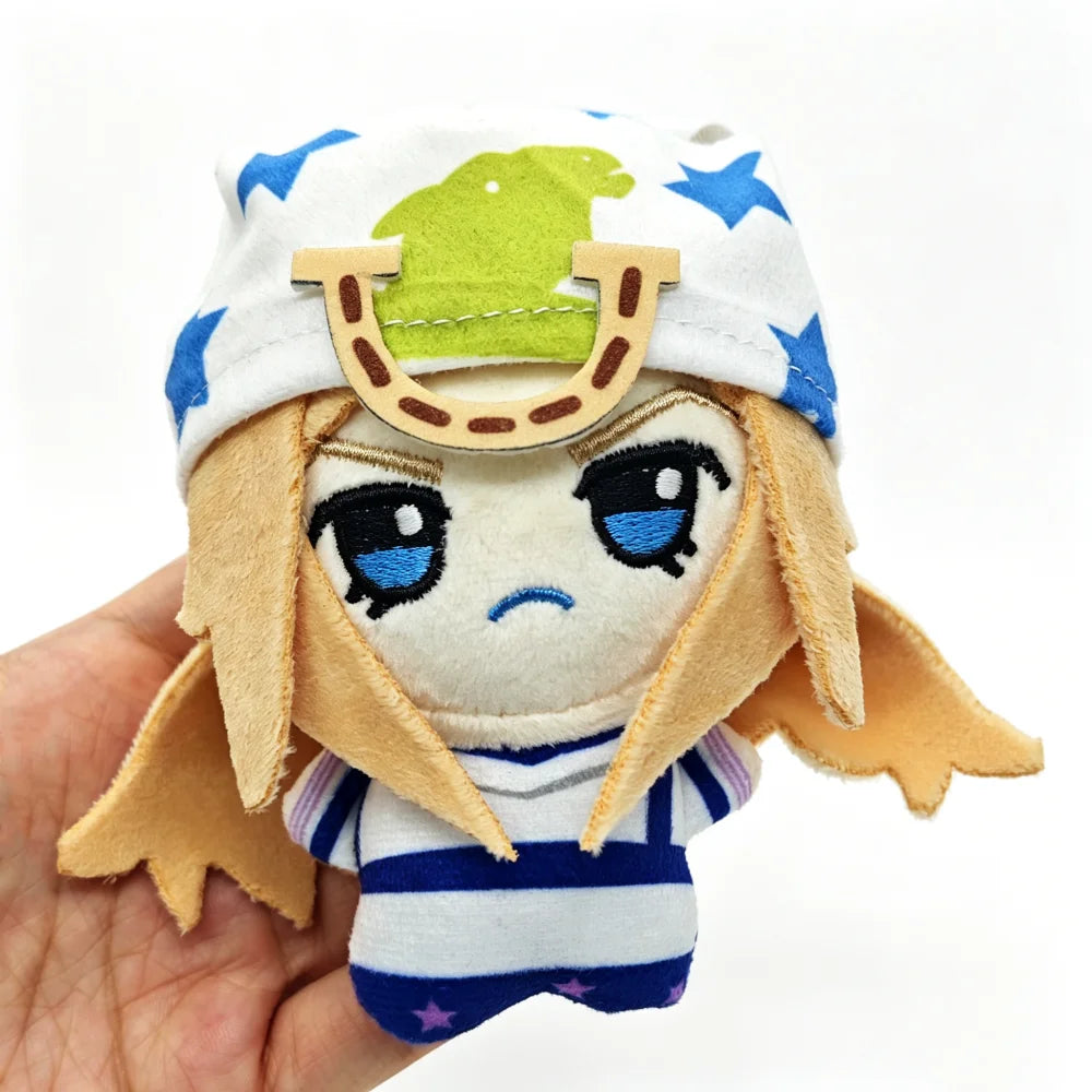 Anime JOJO Steel Ball Run Cosplay Johnny Joestar Gyro Zeppeli Doll Plush Stuffed Cotton Dolls Room Decoraton Christmas Prop