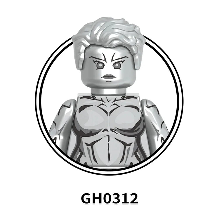 Blind Box Mini Building Blocks G0189 Figures Big Goblin Spiderman Iron Man Venom Captain Hawk Deadpool Armor Christmas Gifts Toy