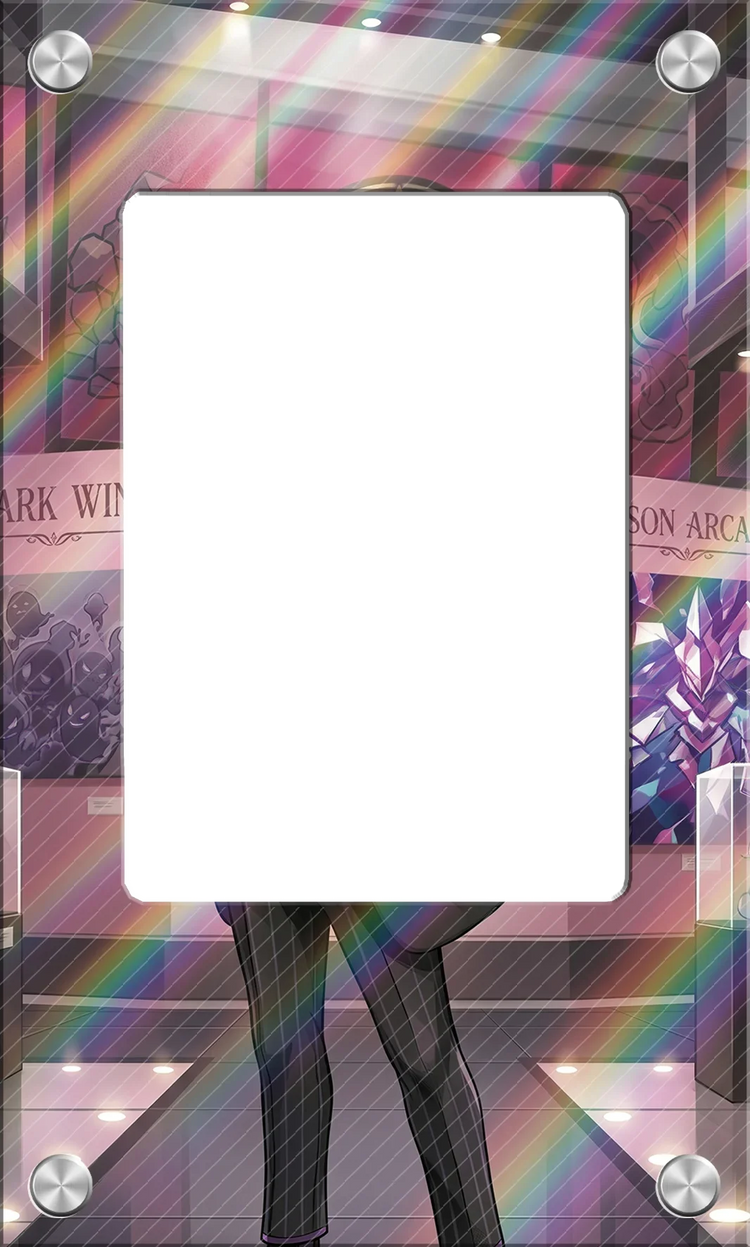 Exquisite Solid Acrylic Display Brick 63x88mm TCG PTCG Mountain Backdrop Showcase for Hobby Enthusiasts No Card