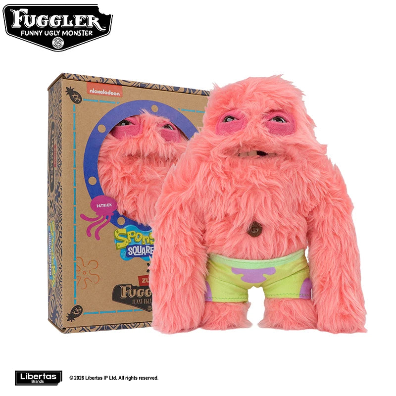 Original Fugglers Funny Ugly Monsters Fuggler Plushins Toys Fuggler Tooth Monster Spongebob Squarepants Patrick Star Plush Dolls