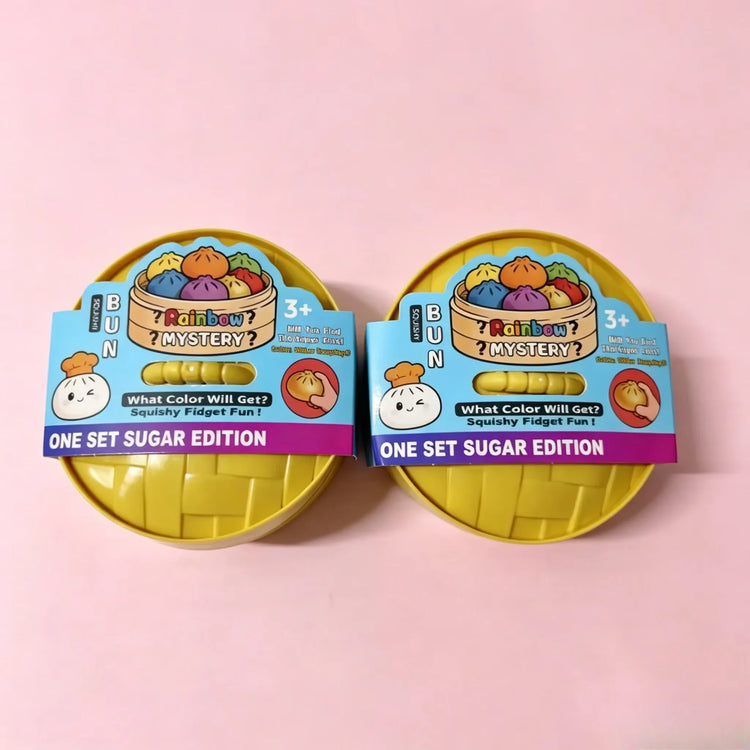 New Glitter Dumpling Squishy Toy Blind Box Ultra Rare Gold Glitter Hidden Edition Dumplings Sensory Dough Ball for Stress Relief
