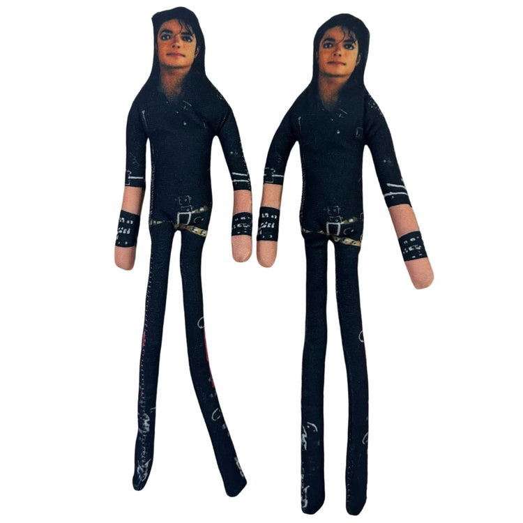2026 New Style Michael Jackson Cosplay Prop Doll Plush Stuffed Figure Dolls Room Decoration Abstract Joint Mobility Props Gift
