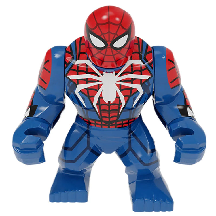 Blind Box Mini Building Blocks PG1805 Figures Big Goblin Spiderman Iron Man Venom Captain Hawk Deadpool Armor Christmas Gift Toy