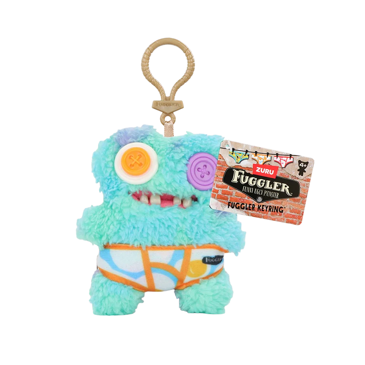 Fuggler Ugly Cute Monster Plush, 4inch Collectible Stuffed Toy, Funny Hairy Alien Doll for Fans Gift