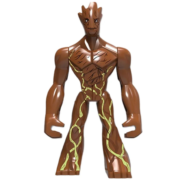 Blind Box Mini Building Blocks PG1805 Figures Big Goblin Spiderman Iron Man Venom Captain Hawk Deadpool Armor Christmas Gift Toy