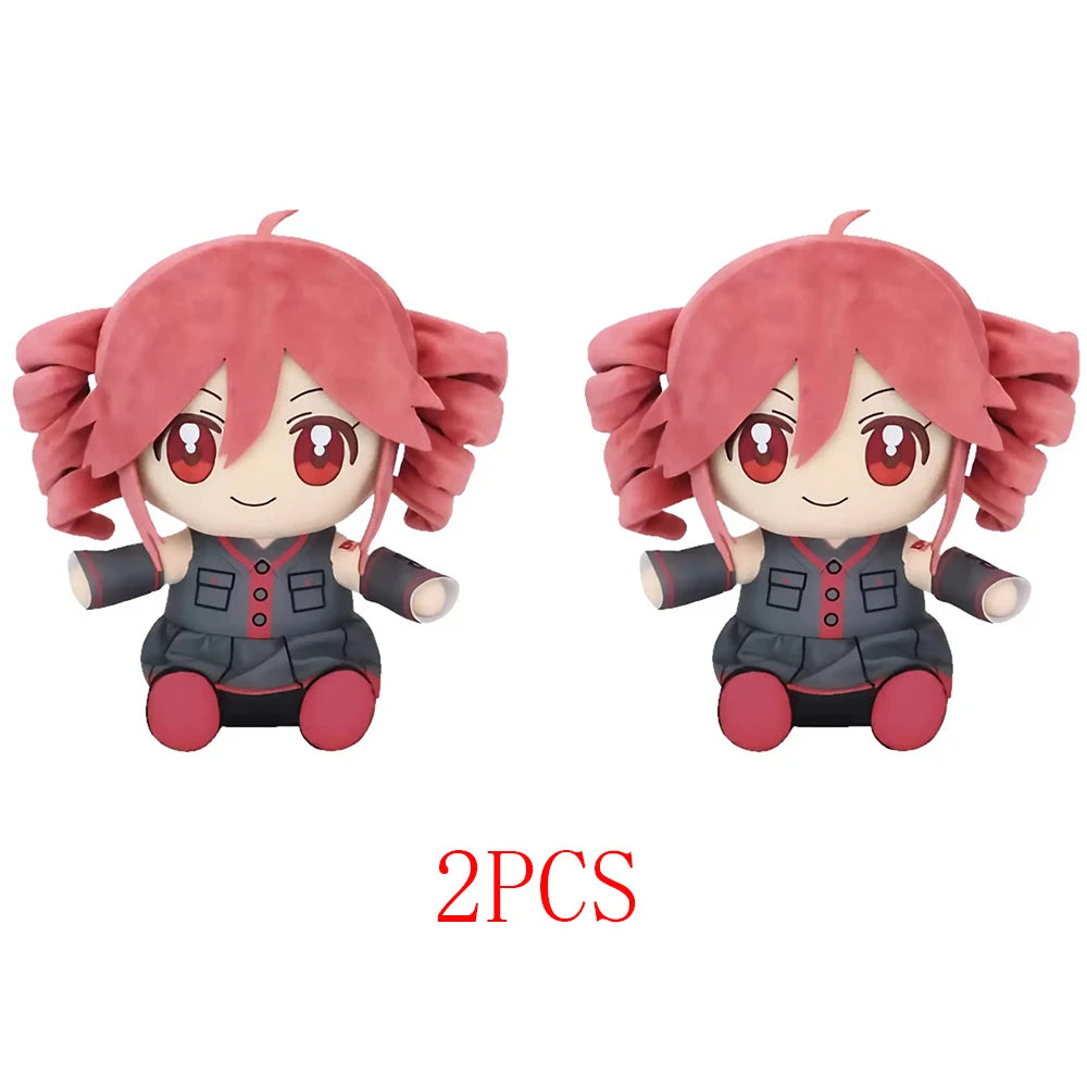 Cute Kasane Teto Plush Toy Soft Doll Stuffed Plushies Figure Anime Cosplay Cartoon Birthday Present Christmas Gift for Fans Girl