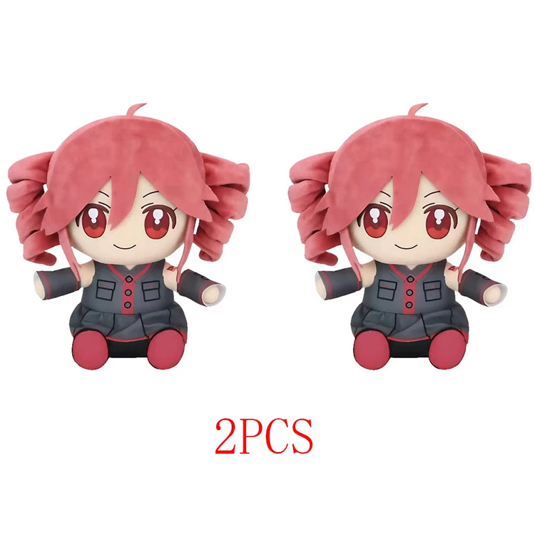 Cute Kasane Teto Plush Toy Soft Doll Stuffed Plushies Figure Anime Cosplay Cartoon Birthday Present Christmas Gift for Fans Girl