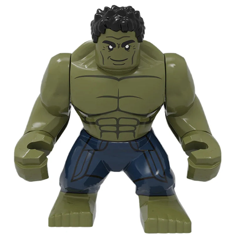 Blind Box Mini Building Blocks PG1805 Figures Big Goblin Spiderman Iron Man Venom Captain Hawk Deadpool Armor Christmas Gift Toy