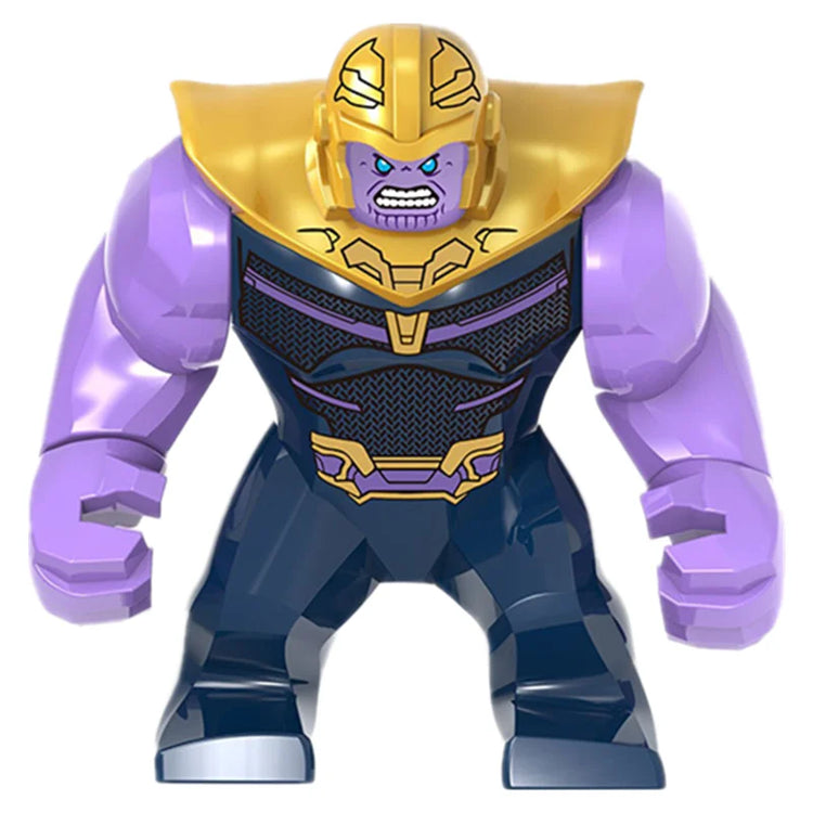 Blind Box Mini Building Blocks PG1805 Figures Big Goblin Spiderman Iron Man Venom Captain Hawk Deadpool Armor Christmas Gift Toy