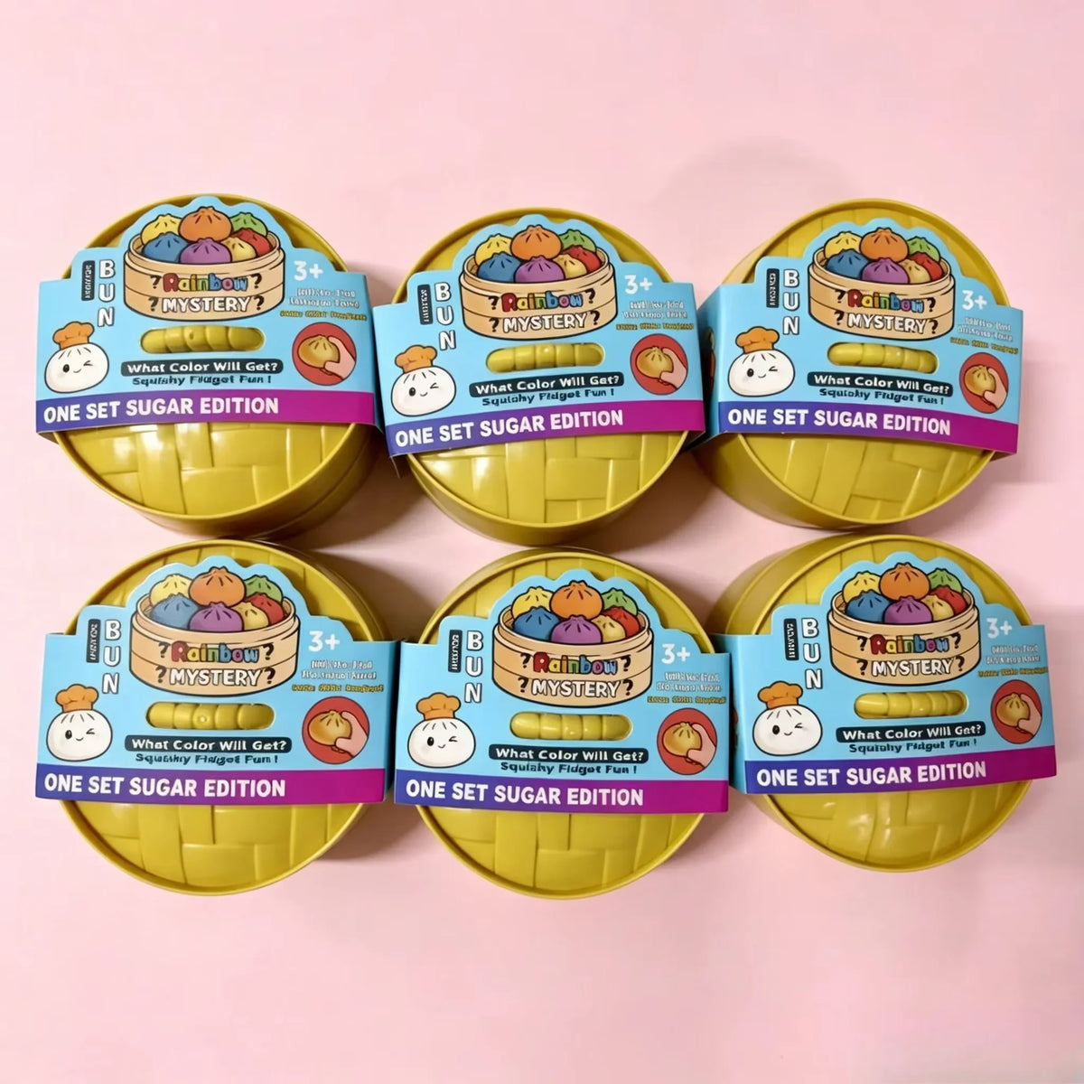New Glitter Dumpling Squishy Toy Blind Box Ultra Rare Gold Glitter Hidden Edition Dumplings Sensory Dough Ball for Stress Relief