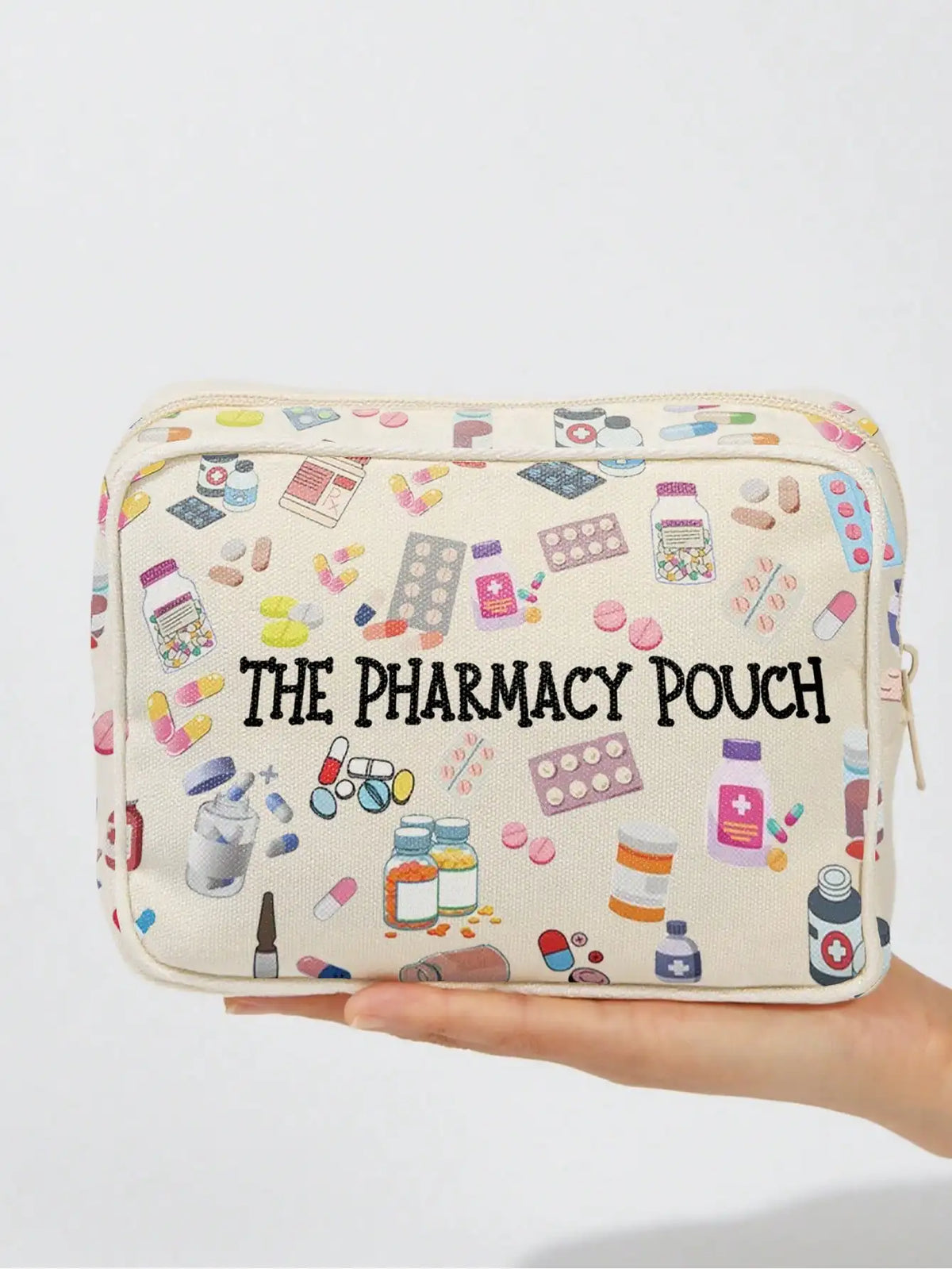 1PC Large Capacity Medicine Bag Travel Portable Medical Bag Home Medicine Storage Bag Set Portable Outdoor First Aid Kit
