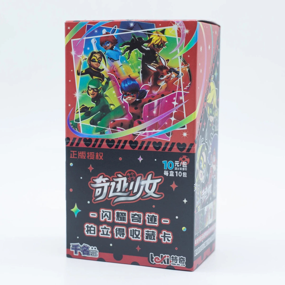 Official Miraculous Ladybug Shining Miracle Instax Style Collectible Cards Cat Noir TCG Booster Box Polaroid Anime Trading Card