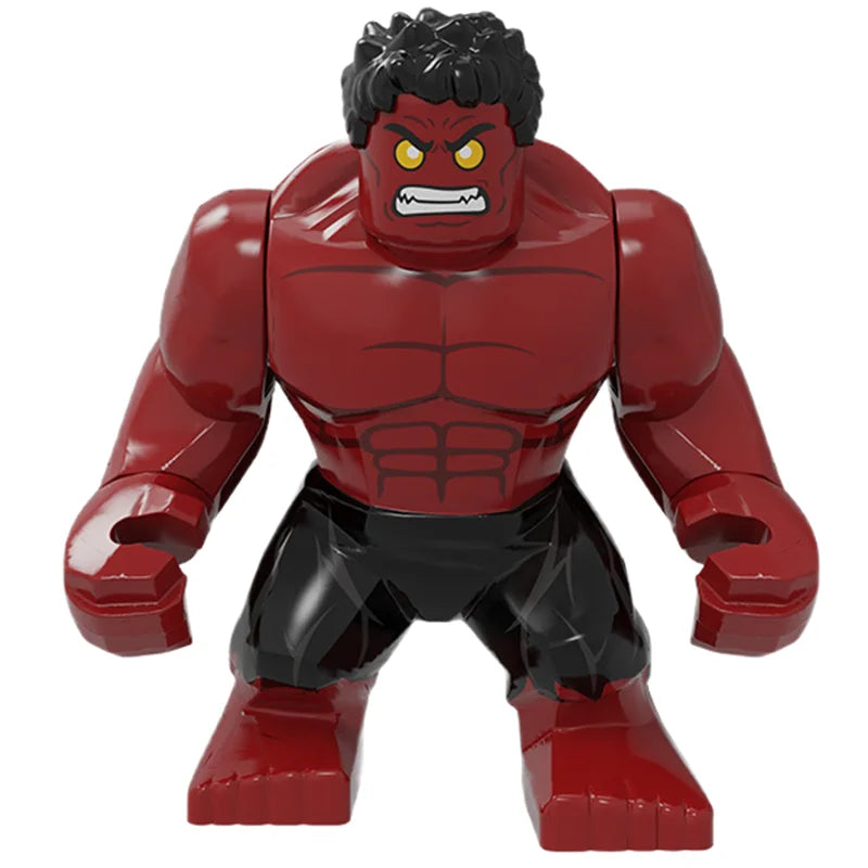 Blind Box Mini Building Blocks PG1805 Figures Big Goblin Spiderman Iron Man Venom Captain Hawk Deadpool Armor Christmas Gift Toy