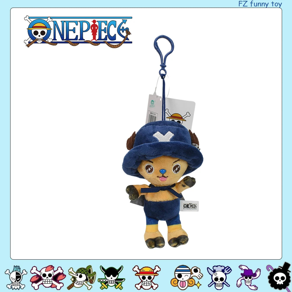 One Piece Original Plush Keychain Doll 12cm Laboon Luffy Tony Chopper Laboon Sabo Soft Stuffed Toy Backpack Ornaments Toy